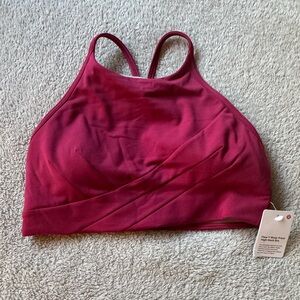 Lululemon Flow Y Wrap-Front High-Neck Bra